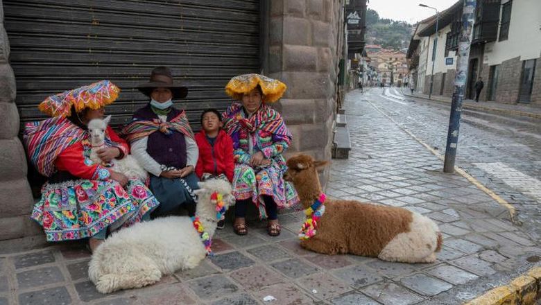 Suasana sepi di Ollantaytambo, Peru Suasana sepi di Ollantaytambo, Peru