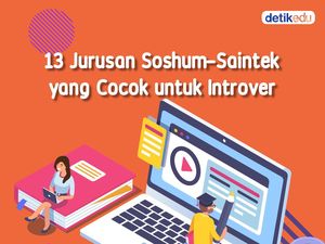 Infografis: 13 Jurusan Soshum-Saintek yang Cocok untuk Introver