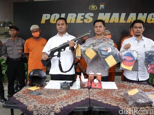 Bapak Tembak Anak Tiri Pakai Senapan Angin di Malang