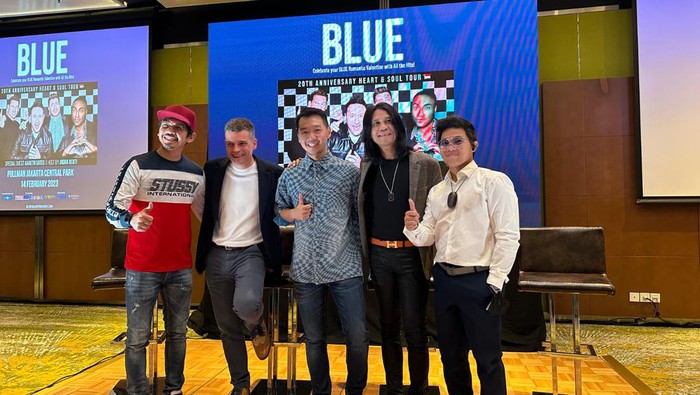 Color Asia Live jumpa pers membahas soal konser Blue di Jakarta.