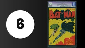 Kalau sampul yang ini menampilkan karakter ikonik Batman dan Robin dalam Batman #1 yang terjual Rp 13 miliar dari 1940, angkanya terjual lebih rendah dari rekor sebelumnya.Foto: The Most Costly