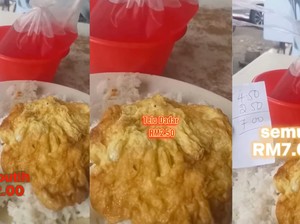 Harga Nasi Telur Dadar Rp 24 Ribu, Netizen Komplain Kemahalan!