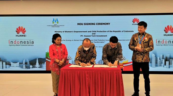 Kementerian Pemberdayaan Perempuan dan Perlindungan Anak (Kemen PPPA) dan Huawei saling berkolaborasi mencetak talenta dan pemimpin digital perempuan.