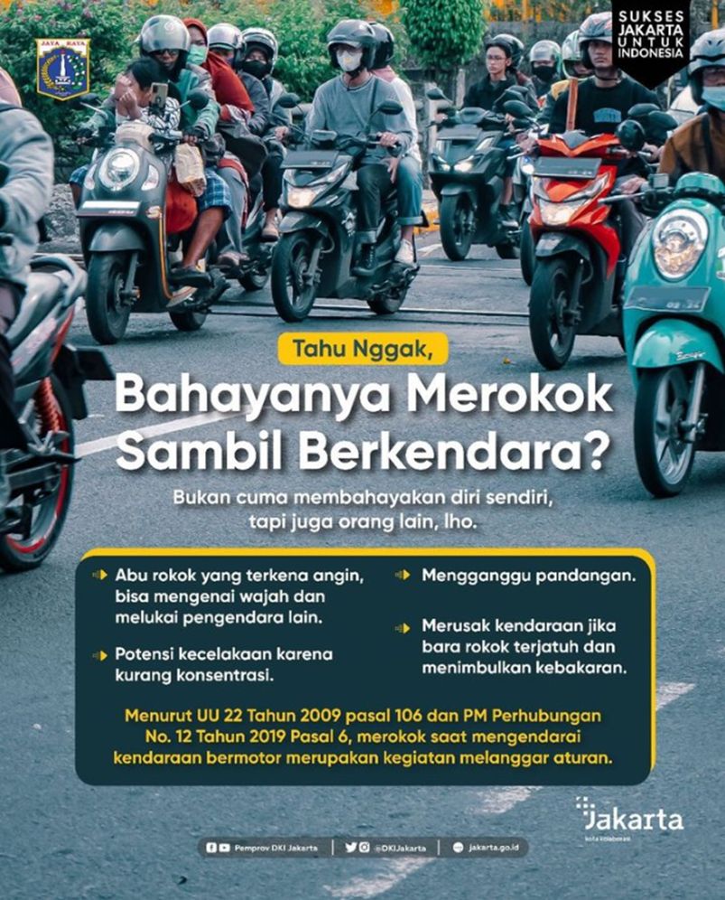 Iklan layanan masyarakat dari Pemprov DKI Jakarta