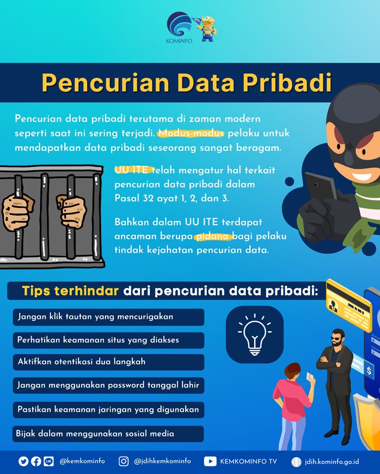 Iklan layanan masyarakat tentang pencurian data pribadi