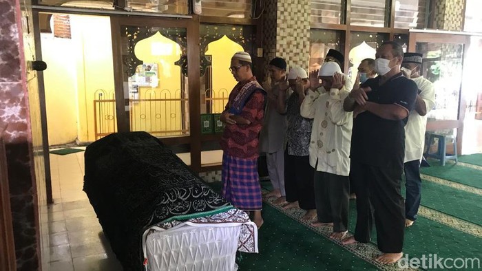Jenazah Shinta Ratri di rumah duka Jagalan, Banguntapan, Bantul, Rabu (1/2/2023).