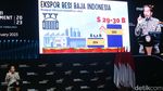 Potret Jokowi Bicara Hilirisasi Industri di Mandiri Investment Forum 2023
