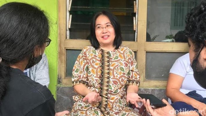 Kerabat Shinta Ratri yang juga pendeta GBI Jalan Terang Kasih Tuhan, Ratna Setyaningsih, Rabu (1/2/2023).