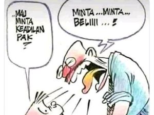 Mahfud Buka Suara soal Unggahan Karikatur Keadilan Harus Dibeli
