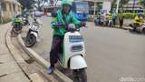 Motor Listrik Dipakai Ojol Pakai Sistem Sewa, Segini Biayanya Sehari