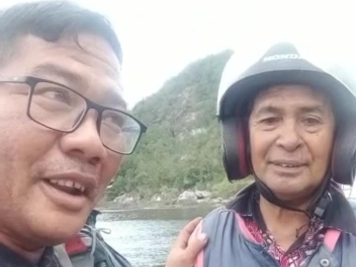Tangkapan layar pengakuan warga yang menjadi korban begal di Kabupaten Natuna, Kepri.