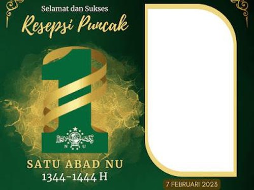 Yuk  buat Twibbon Harlah Satu Abad NU tahun 2023. Cek linknya!