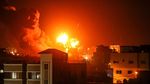 Foto-foto Serangan Balasan Militer Israel ke Jalur Gaza