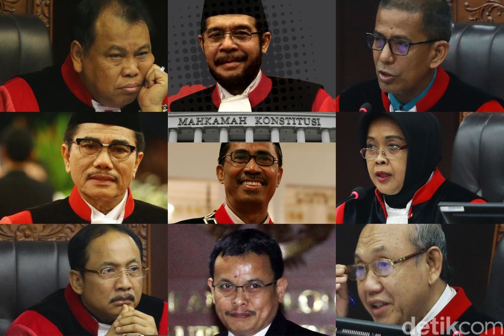 9 Hakim MK (Repro detikcom)