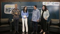Memperingati Bulan Kesadaran Kanker Serviks Sedunia, PT Merck Sharp & Dohme (MSD) Indonesia, kembali mengadakan kegiatan edukasi kesehatan terkait pencegahan kanker serviks di Jakarta, Selasa (31/1/2023).