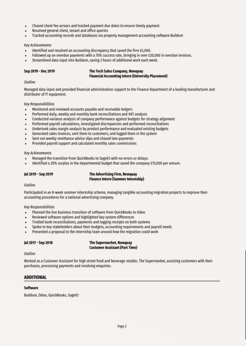 Contoh CV bahasa Inggris.