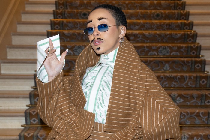 Doja Cat LOS ANGELES, CALIFORNIA - DECEMBER 08: Doja Cat attends Celine at The Wiltern on December 08, 2022 in Los Angeles, California. (Photo by Matt Winkelmeyer/Getty Images for CELINE)