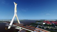 Proyek jembatan ini bakal digarap dengan skema Kerja Sama Pemerintah dengan Badan Usaha alias KPBU. Pembangunannya diklaim tanpa menggunakan APBN dan APBD. 