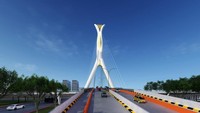 Jembatan Garuda akan menghubungkan jalan Bardan dan Siantan. 
