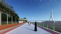 Rencananya, jembatan ini ditargetkan akan melakukan ground breaking di bulan Maret 2023 mendatang.