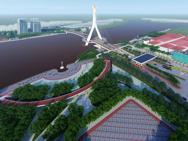 Begini Kira-kira Tampak Jembatan Garuda yang Digarap China di RI