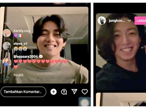 Hebohnya ARMY Saat Jungkook dan V BTS Live IG Bareng
