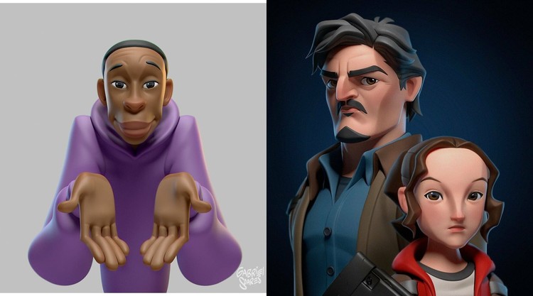 Karikatur 3D