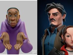 Keren Banget! Ketika Karakter Populer Jadi Karikatur 3D