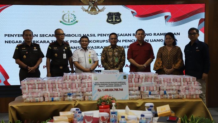 Kejagung Setor Rp 1,4 hasil rampasan kasus Jiwasraya pada awal tahun 2023 ini