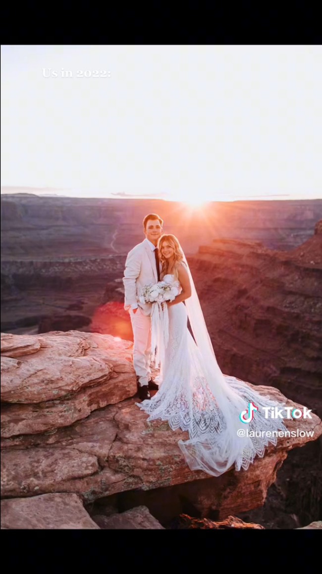 Setelahnya. Lauren malah merasa tertarik pada Lucas. Kami mulai hang out dan bersenang-senang. Aku mulai menyukai dia. Dia meminta maaf karena dulu meledekku, kata Lauren. Foto: TikTok