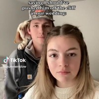 Ketika SMA, Lucas sering menanggilnya Linda, karakter dalam kartun Bobs Burgers, sebagai ejekan. Aku sangat tidak suka dibandingkan dengan Linda. Aku membencinya ketika itu, kata wanita 21 tahun itu. Foto: TikTok Lauren Enslow