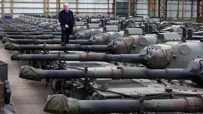 Lusinan Tank Leopard Jerman Siap Bantu Ukraina Lawan Rusia