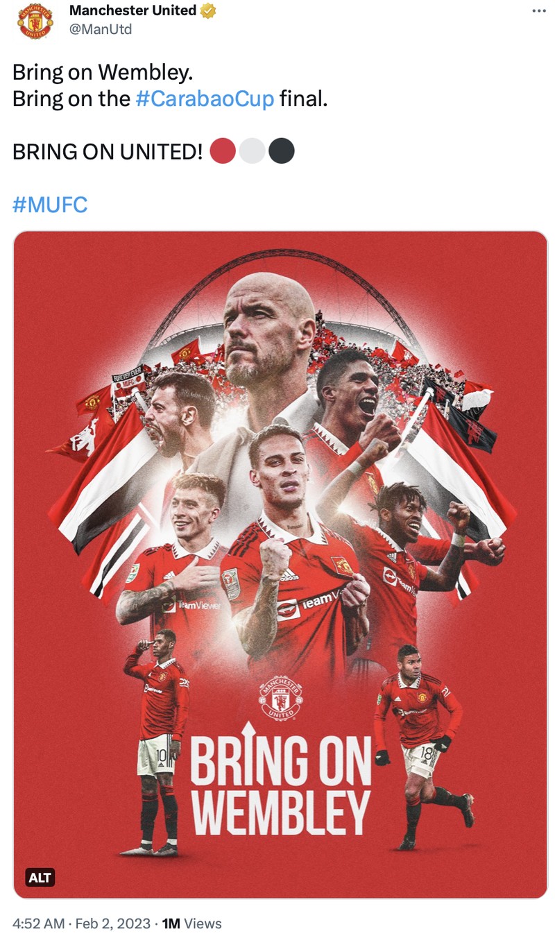 MU memastikan diri masuk final Piala Liga Inggris. Siap-siap Setan Merah buka puasa gelar.