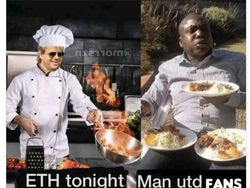 Meme Fans MU Girang Mau Buka Puasa Gelar