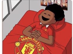 Meme Fans MU Girang Mau Buka Puasa Gelar