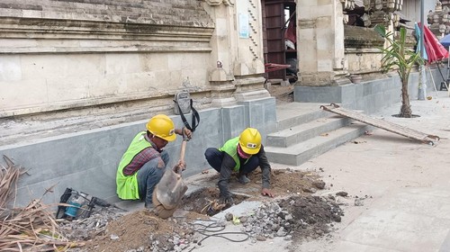 Progres penataan Pantai Samigita mencapai 99 persen jelang empat hari diserahterimakan pada 6 Februari 2023.