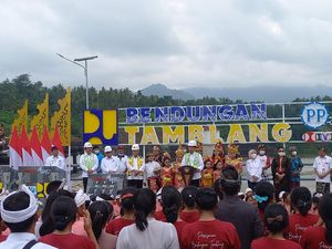 Resmikan Bendungan Danu Kerti Buleleng, Jokowi: Anggarannya Besar Sekali