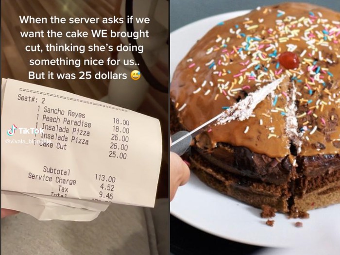 Potong Kue di Restoran, Pelanggan Ini Kaget Ditagih Biaya Rp 374 Ribu!