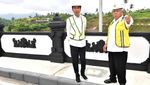 Potret Jokowi Resmikan Bendungan di Buleleng Sambil Bagi-bagi Sepeda