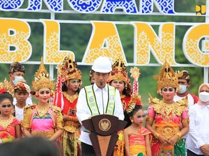 Beragam Momen Unik Saat Kunker Jokowi di Bali