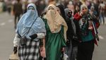 Potret Perempuan Mesir Saat Rayakan Hari Hijab Sedunia