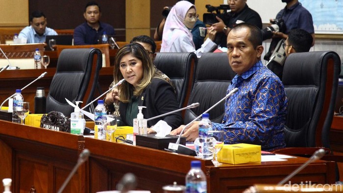 Panglima TNI Laksamana Yudo Margono menghadiri rapat perdananya bersama Komisi I DPR, Kamis (2/2/2023).