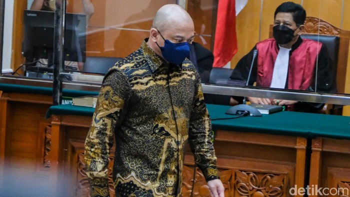 Irjen Teddy Minahasa menjalani sidang dakwaan kasus narkoba di Pengadilan Negeri Jakarta Barat (PN Jakbar), Jalan Letjen S Parman, Jakarta, Kamis (2/2/2023).
