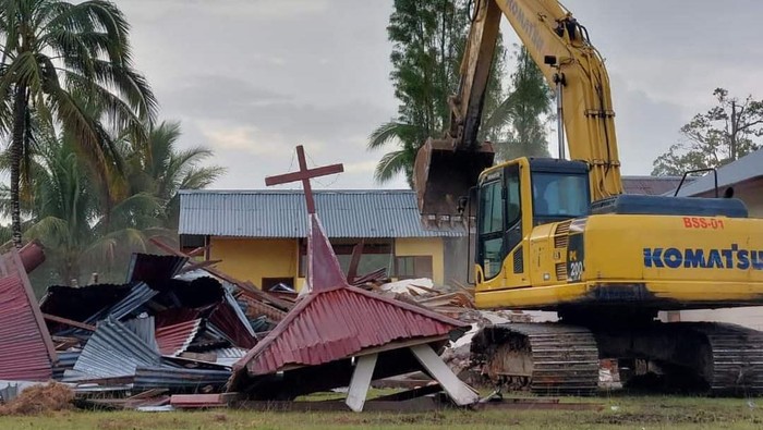 Rumah hingga gereja digusur di Bulungan, Kaltara.