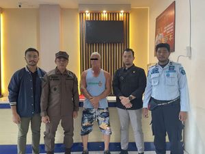 Bule Australia Ditangkap Kasus Perusakan Kantor di Gili Trawangan