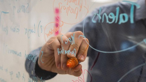 Ilustrasi berpikir sistematis.