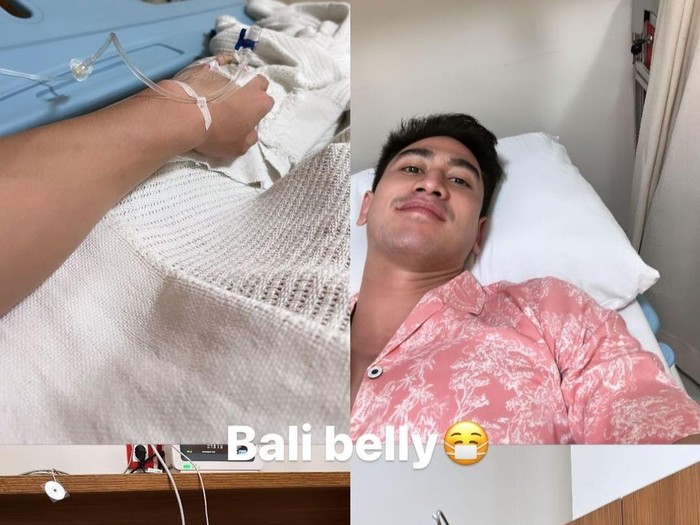 Verrel Bramasta terserang bali belly