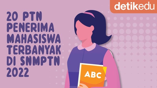 Infografis: 20 PTN Penerima Mahasiswa Terbanyak di SNMPTN 2022