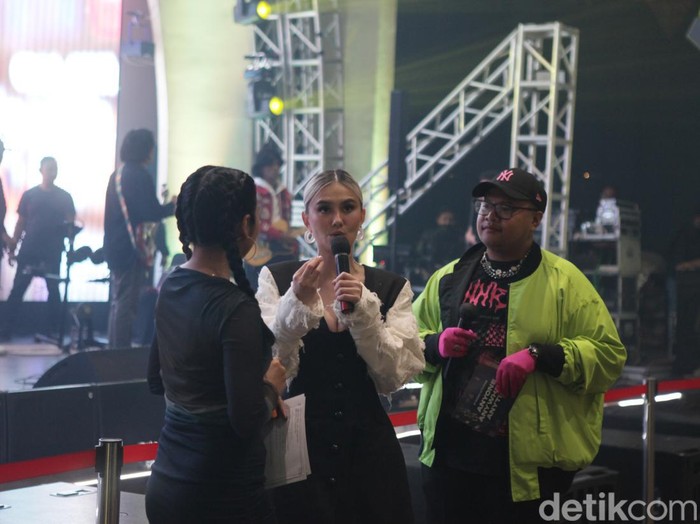 Agnez Mo saat ditemui di kawasan Jakarta Selatan.