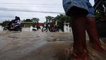Banjir Setinggi Lutut Rendam Cawas Klaten